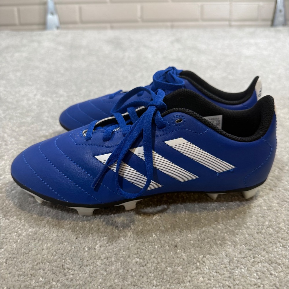 Adidas Goletto VIII FG J Kid Soccer Cleats Royal Blue White NIB 3.5Y Firm Ground - Picture 3 of 16